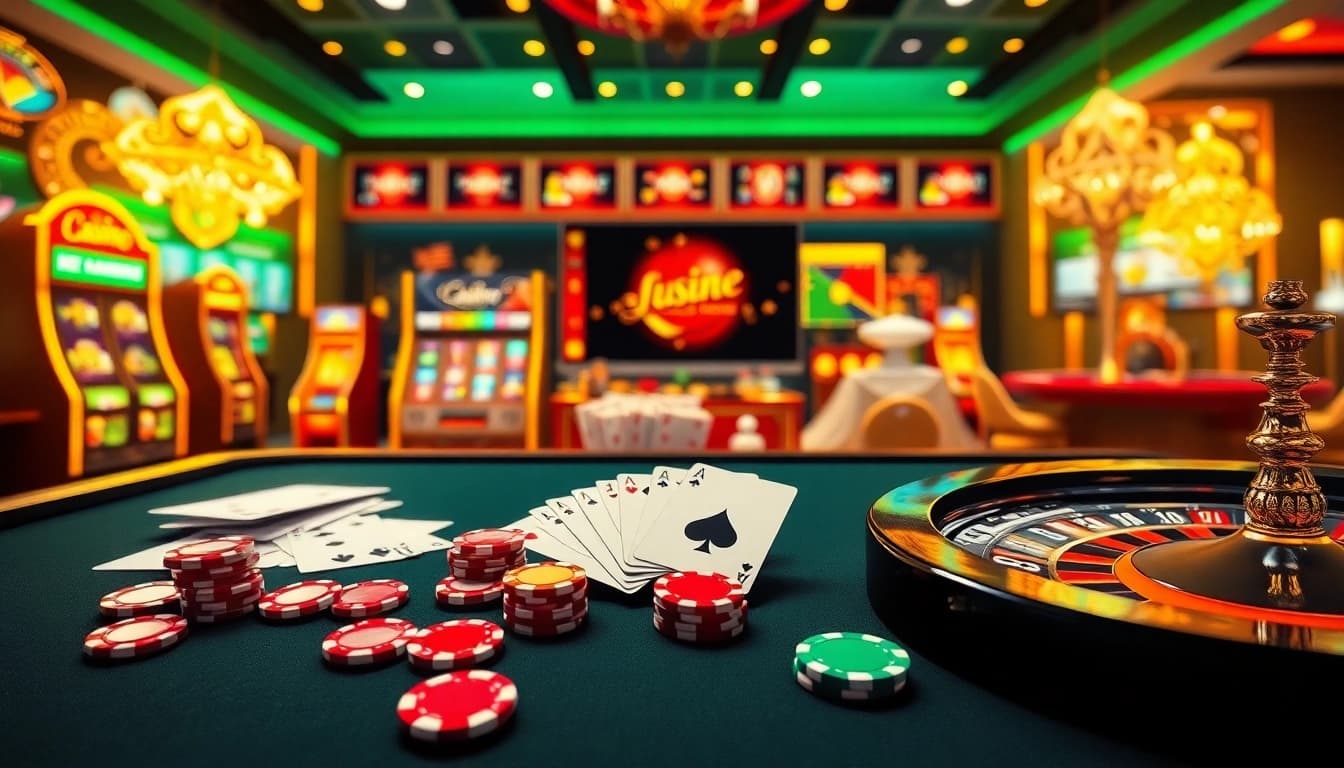 Découvrez l'excitation du casino en ligne fiable avec des éléments de jeu vibrants comme la roulette, le poker et les machines à sous.