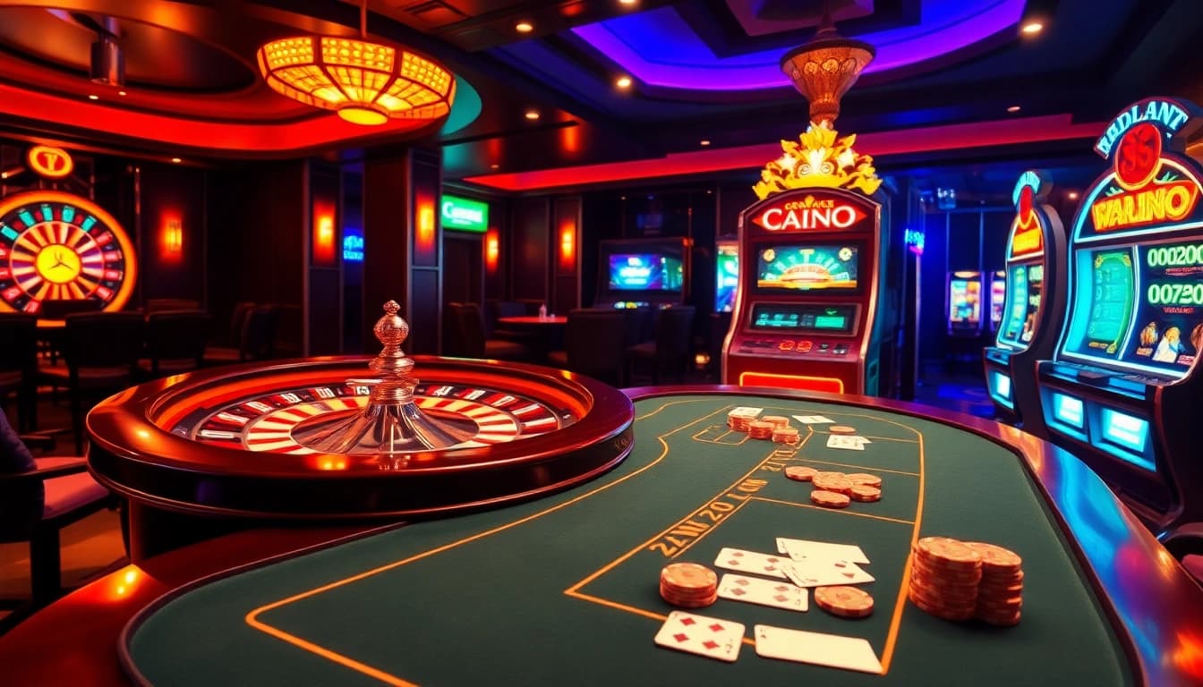 Découvrez l'excitation du casino en ligne fiable avec du poker à enjeux élevés et des machines à sous vibrantes.
