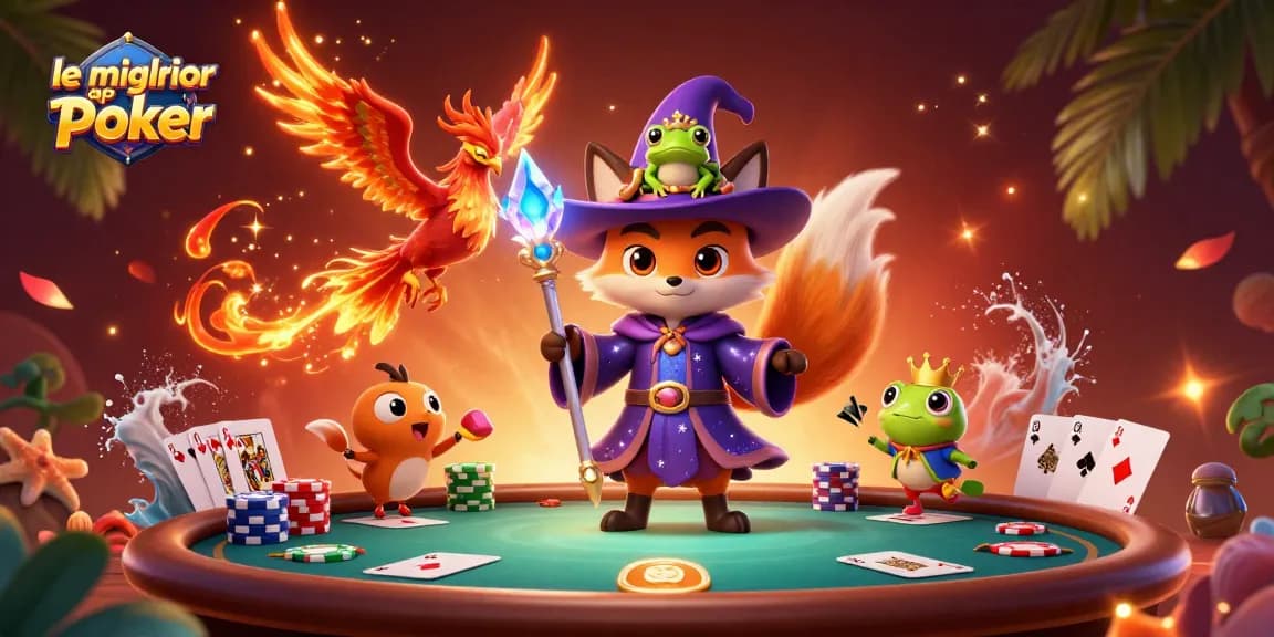 Scopri le migliori app poker per giocare online, esplora tornei e strategie vincenti.