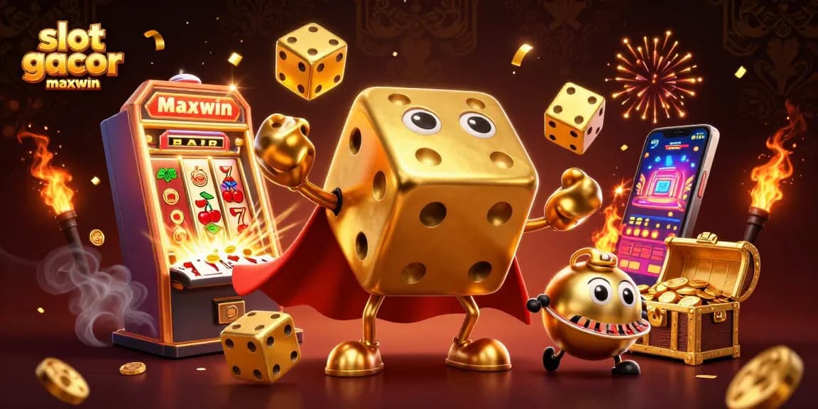 Experience the thrill of slot gacor maxwin in a vibrant casino atmosphere with dazzling elements.