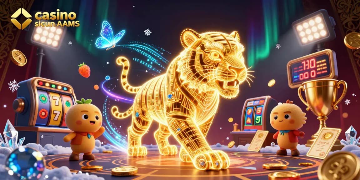 Gioca nei casinò sicuri non AAMS con l'emozionante tigerone di luce nel paesaggio digitale.