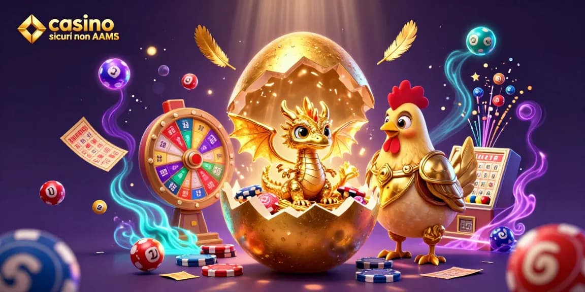 Gioca nei casino sicuri non AAMS e scopri avventure entusiasmanti con il nostro drago dorato.
