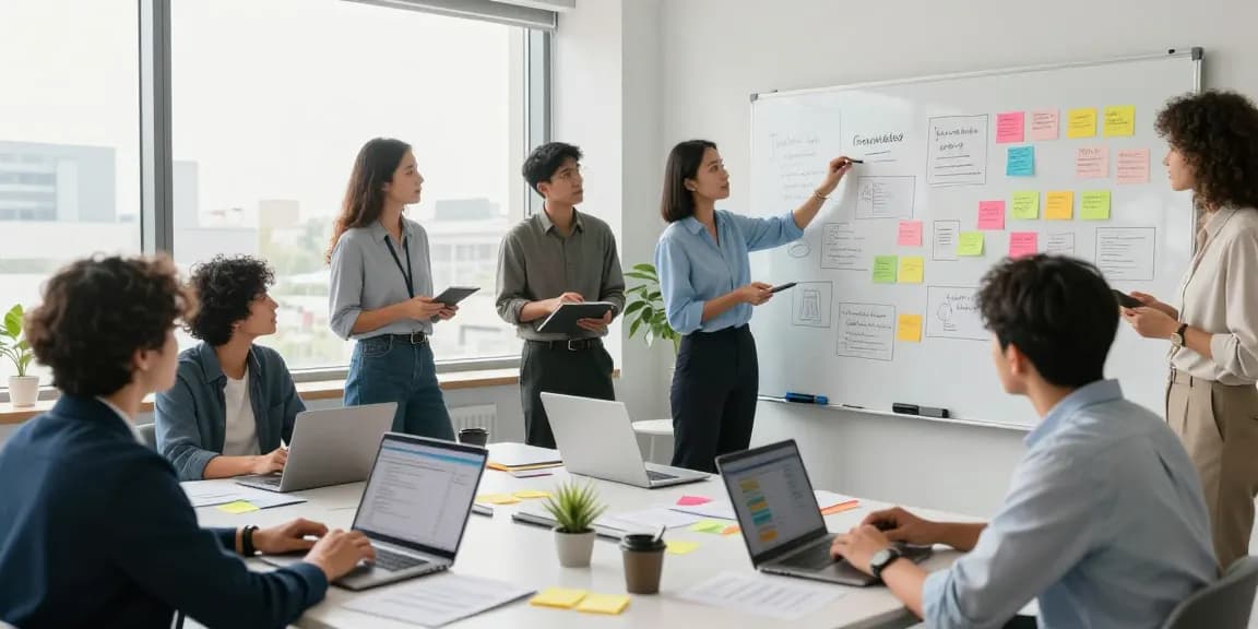 Team collaboration at https://factors.org.uk showcasing brainstorming and innovation