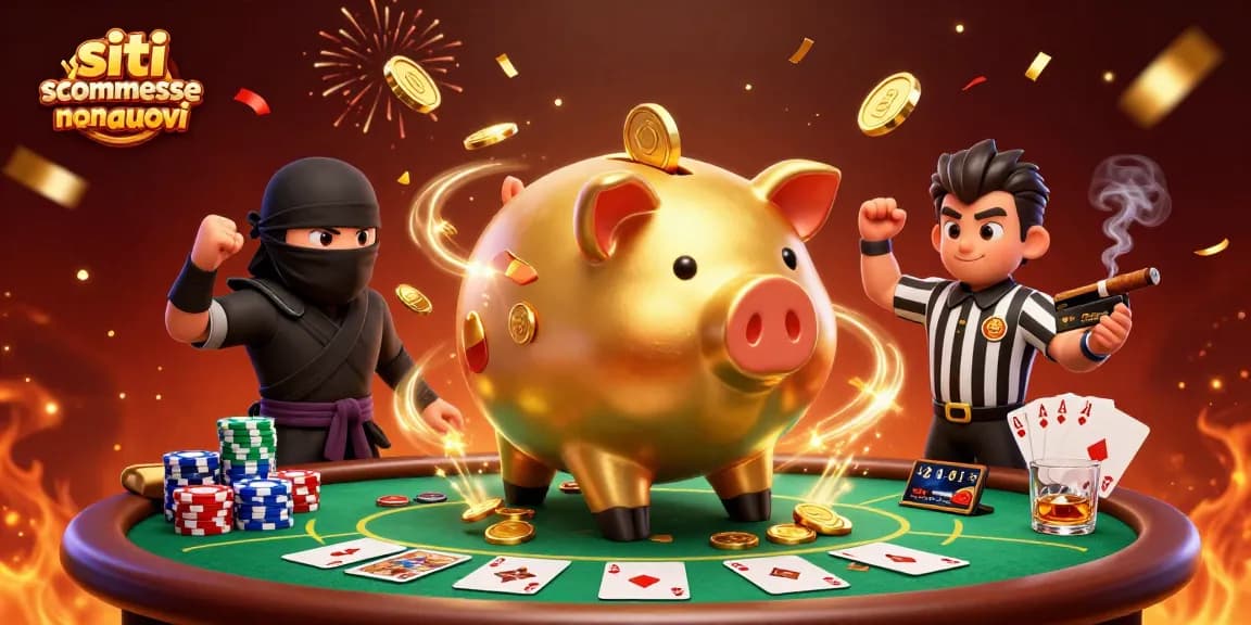 Giocando su siti scommesse non AAMS nuovi con un enorme maiale dorato e personaggi dinamici