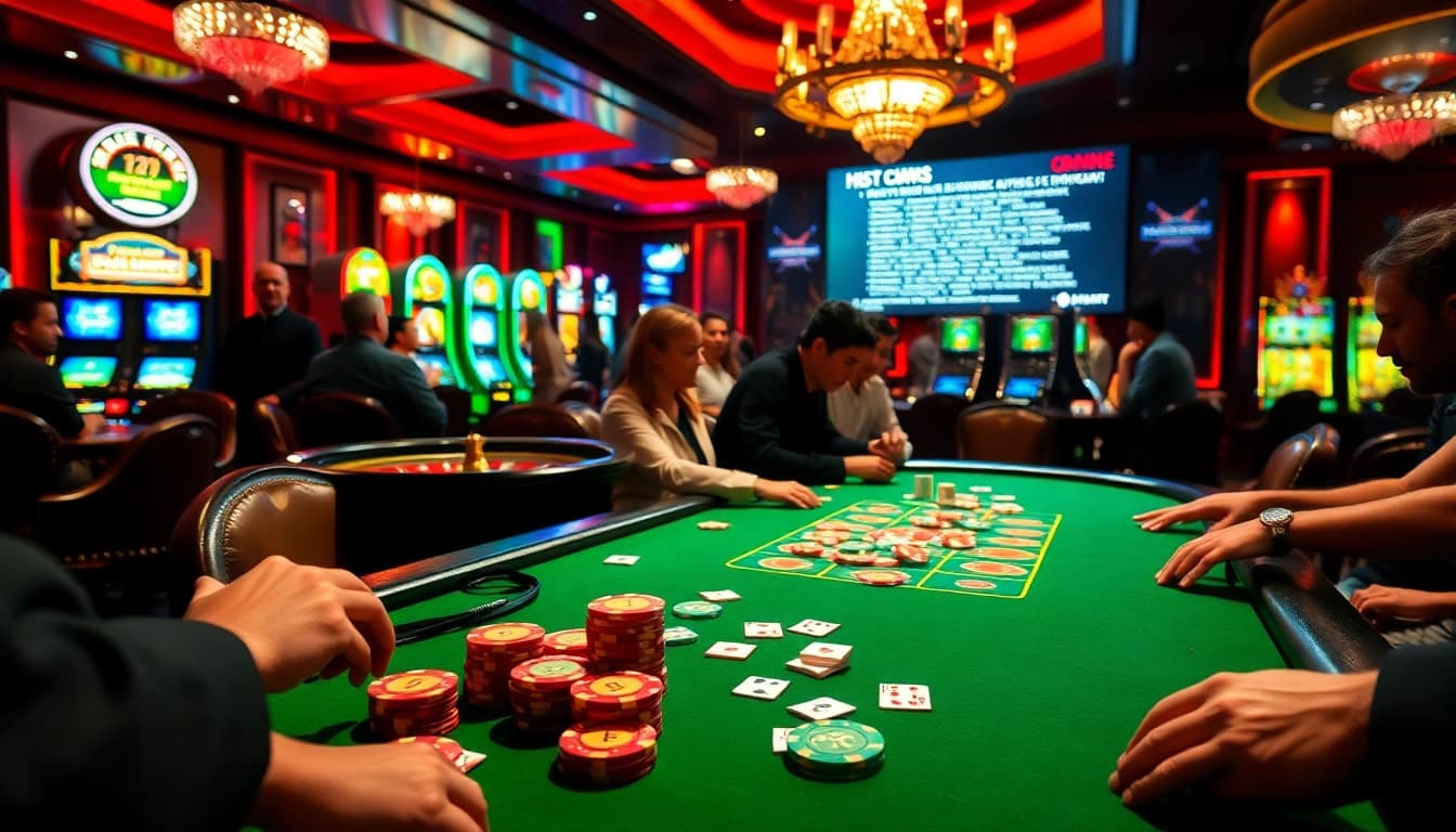Experience thrilling poker action at the hidden wiki official casino, featuring lively tables and vibrant chips.