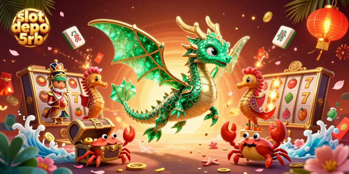 Experience the excitement of slot depo 5rb with vibrant 3D casino elements and dynamic action.