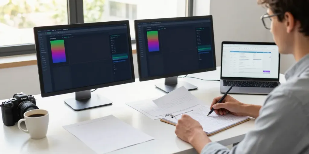 Effective tax software for multiple locations showcased in a professional workspace with a tax preparer.