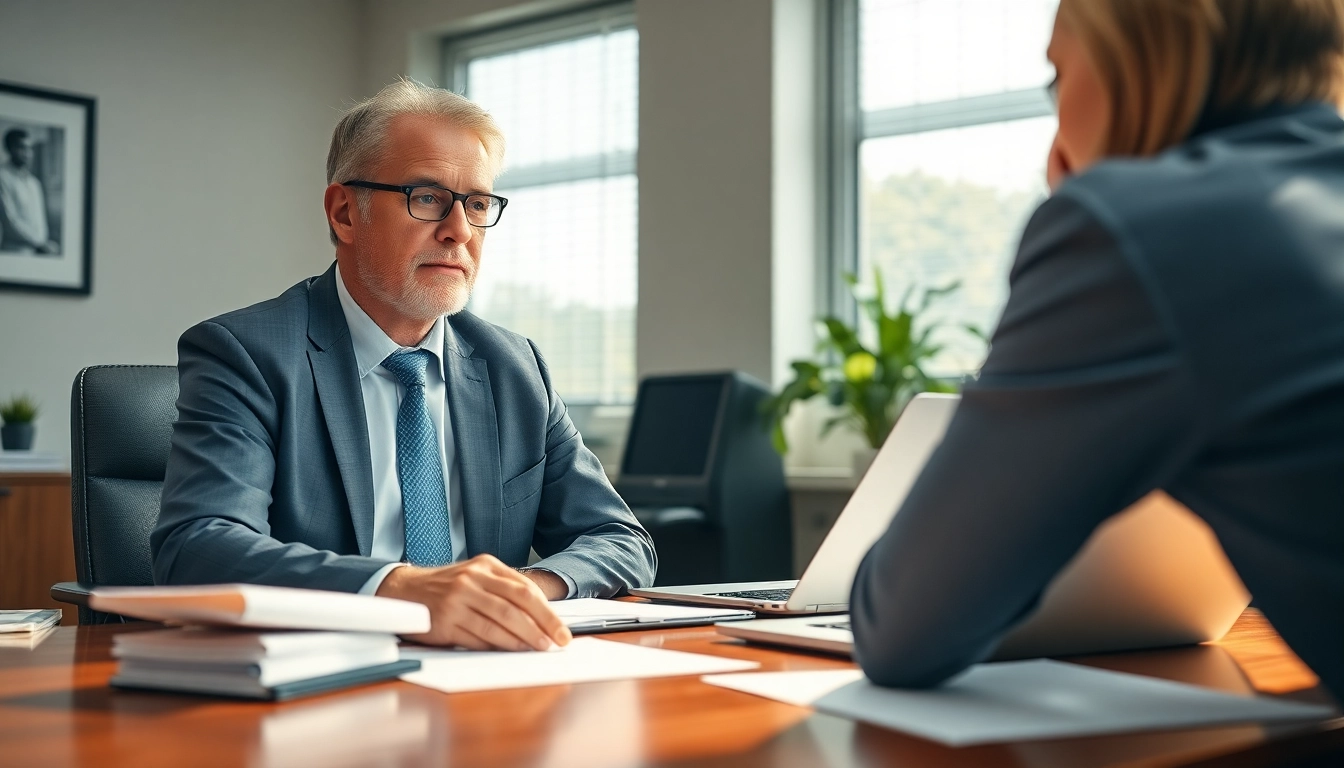 Consultation with a truck accident attorney Clearwater, emphasizing legal guidance and professionalism.