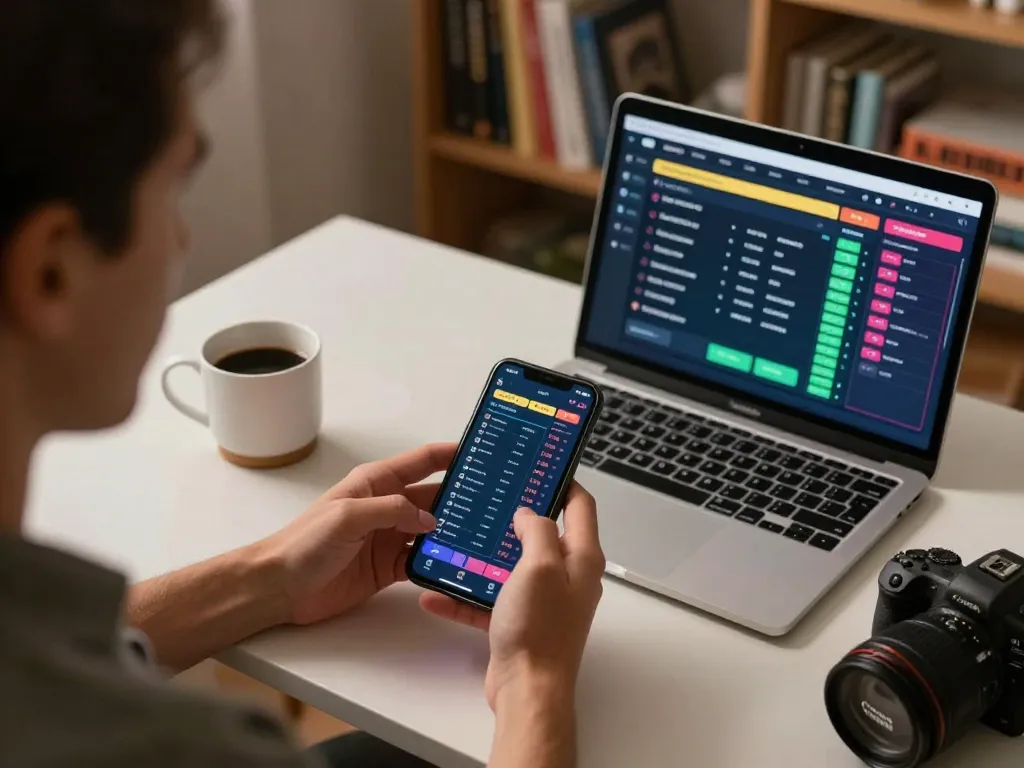 Engaging online sports betting session showcasing casino italiani non aams on smartphone with live odds