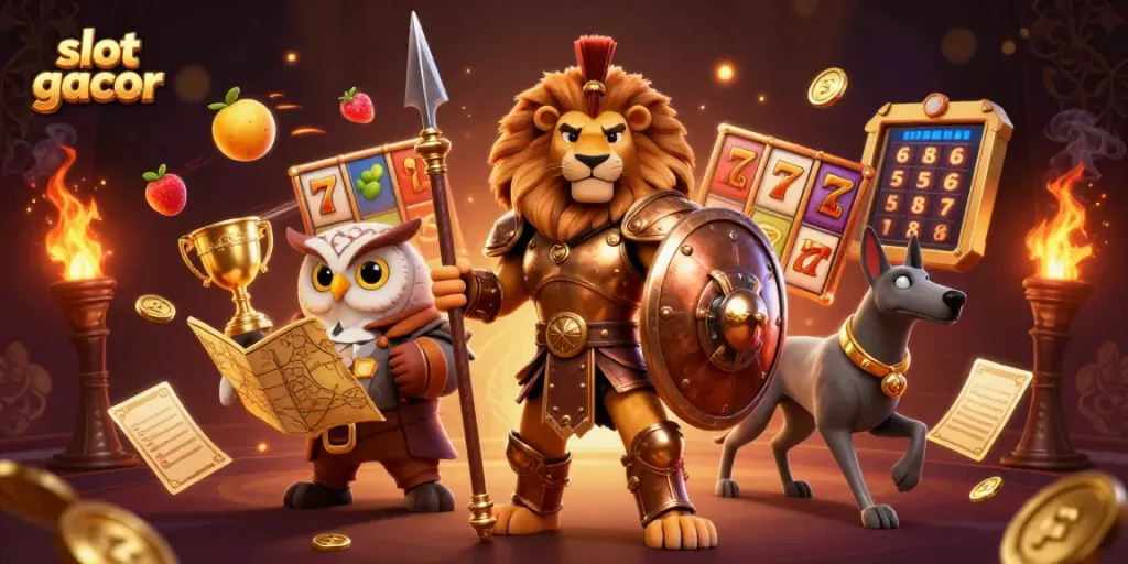 Jelajahi slot gacor dengan simbol buah dan jackpot di grafis menarik 3D