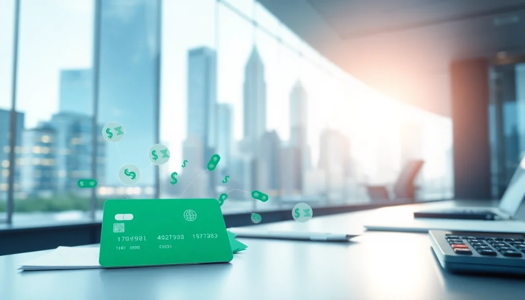 카드깡과 관련된 신용카드와 현금 흐름을 보여주는 인포그래픽.