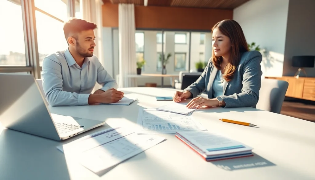 카드 현금화에 대한 설명을 하는 전문가와 고객의 상담 장면
