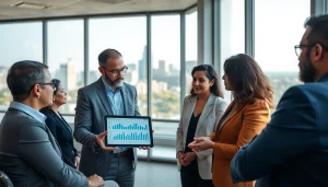 Engaged clients receiving expert investment management San Antonio advice in a professional setting.