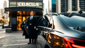 Experience Chauffeur Services Nottingham with a professional chauffeur at a luxury hotel.