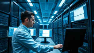 Proxmox Virtualization Experts configuring servers in a modern data center setup.