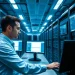 Proxmox Virtualization Experts configuring servers in a modern data center setup.