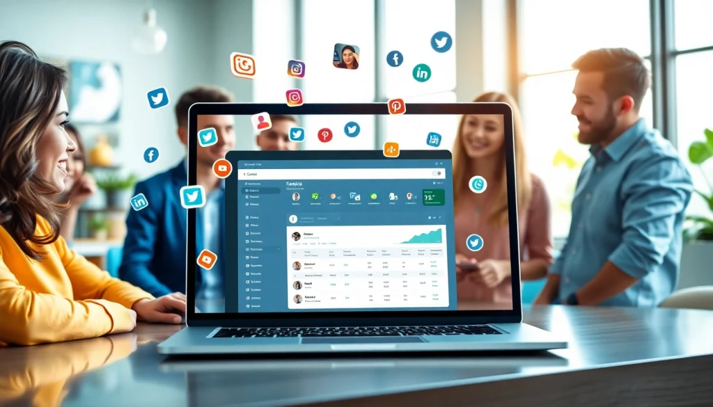 Engage with a dynamic smm reseller panel interface in a collaborative workspace.