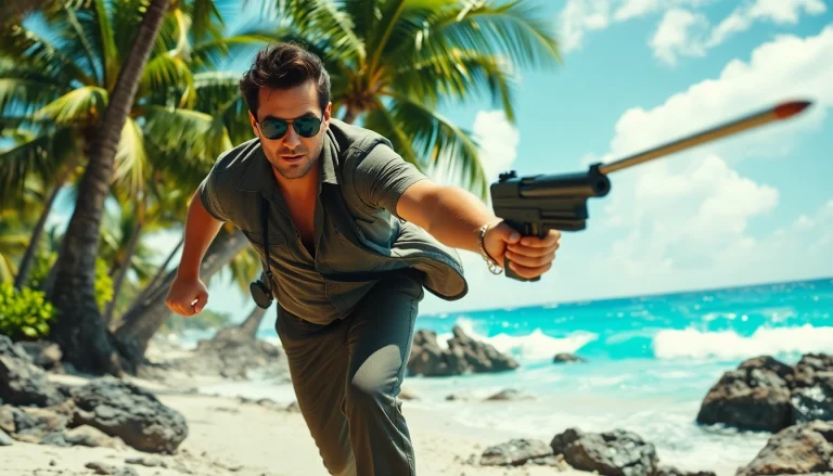 Experience the thrill of Aloha and Bullets as Leroy Silver navigates a tropical adventure.