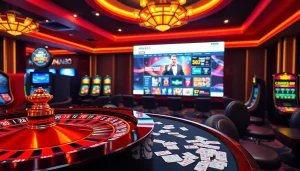 Experience thrilling online gameplay at https://mm88.team/ with vibrant casino visuals and engaging elements.