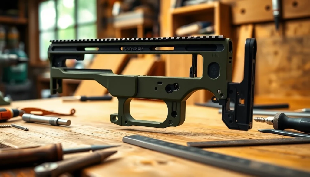 Assembling the polymer80 pf940c frame kit on a workbench