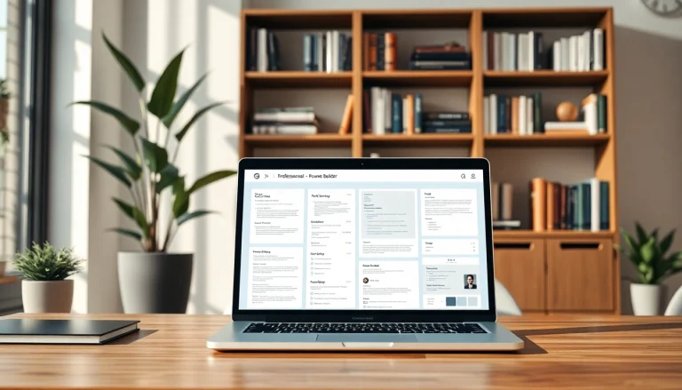 Create a standout Resume Builder with stylish templates in a professional workspace.