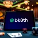 Experience the luxury of bk8th online casino with engaging games and vibrant poker chips.