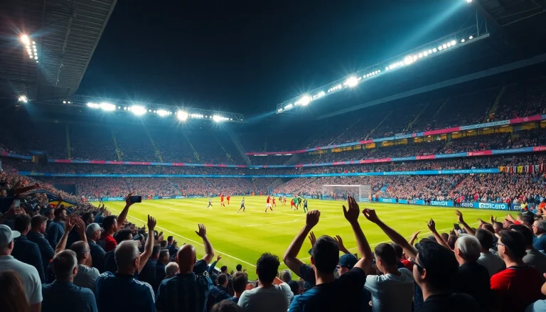 ผลบอลพรีเมียร์ลีก เกิดเหตุการณ์รอบสนามฟุตบอลที่มีแฟนบอลที่มีสีสันกำลังเชียร์