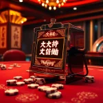 Pemain yang menikmati pengalaman slot demo Mahjong di meja kasino mewah.