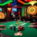 Experience an exciting winning moment at nk88 casino with vibrant poker chips and cards.
