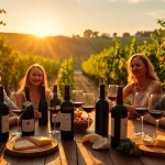 Relish in winery membership experiences with family amidst picturesque vineyards.