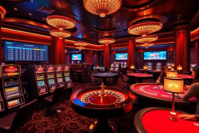 Engage in thrilling sbobet betting action at a luxurious online gambling casino.