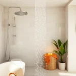 Enhance your bathroom with a stylish sunny shower USA setup featuring modern design elements.