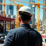 Manhattan Commercial General Contractor leading a vibrant construction site with dynamic action.