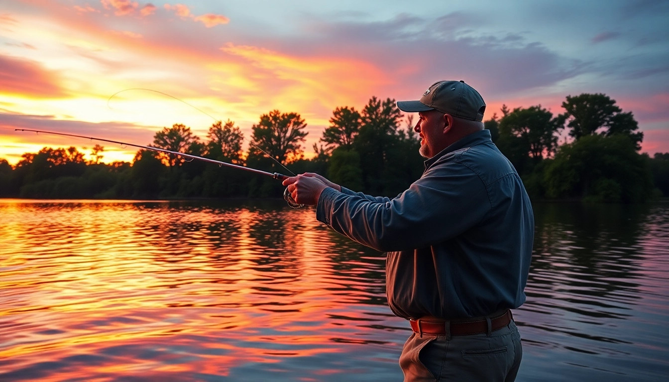 Experience engaging fly fishing lessons near me with a professional instructor by a scenic lake.