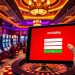 Engaging players at a casino table and showcasing an onicplay login interface for online gambling.