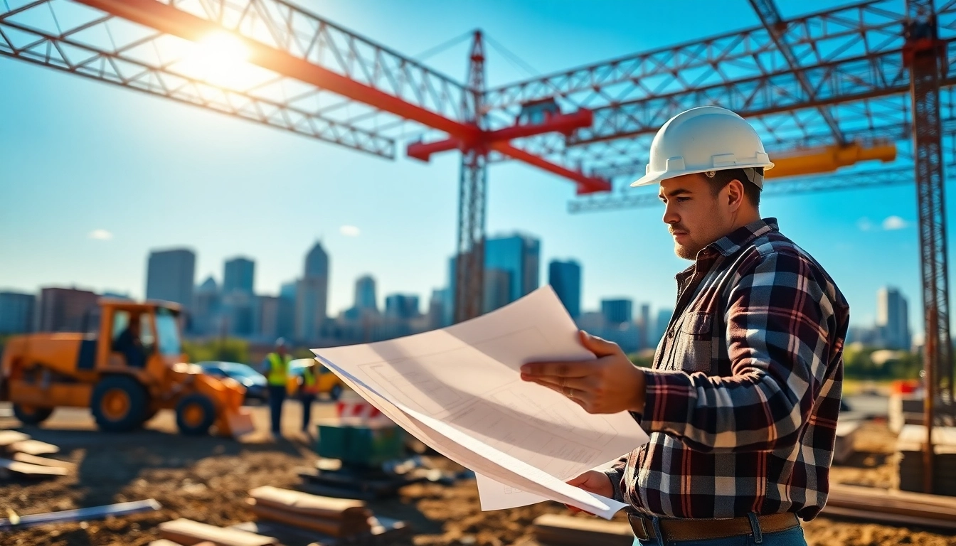 Captivating view of Carolina construction news with workers and modern tools on a bustling site.