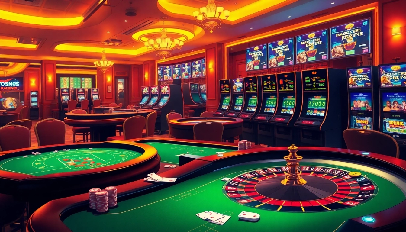 Découvrez l'excitation d'un casino en ligne fiable avec des machines à sous vibrantes et des roues de roulette.