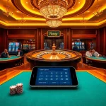 Gameplay excitant dans un casino en ligne fiable avec des machines à sous vibrantes et des tables de poker.
