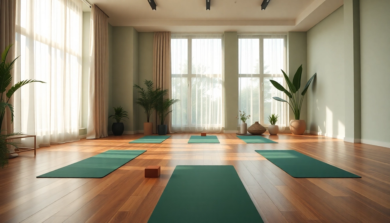 ホットヨガおすすめ：マットと自然光のある魅力的なホットヨガスタジオ
