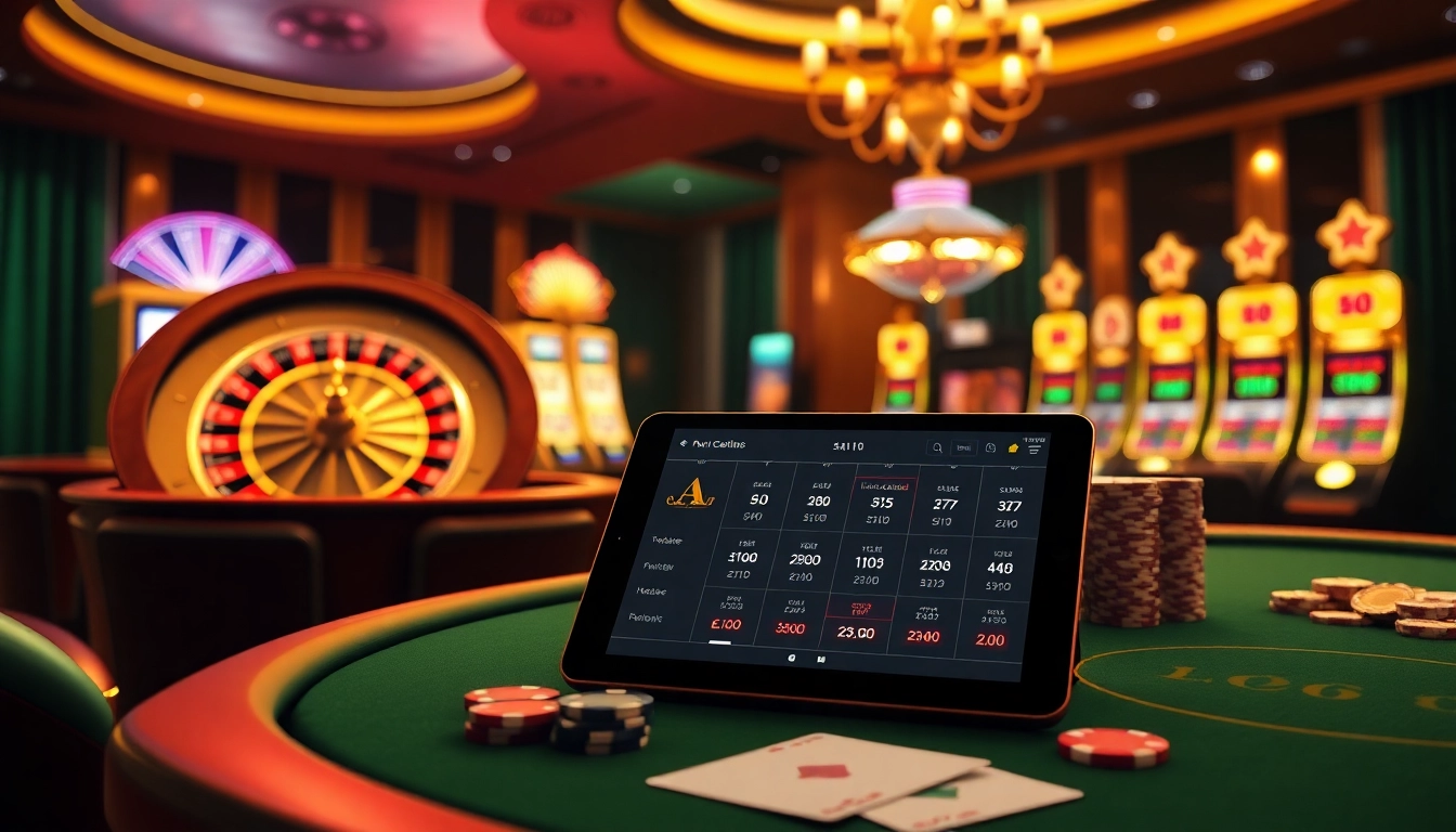 Découvrez le frisson d'un casino en ligne fiable avec une interface de jeu en ligne élégante.