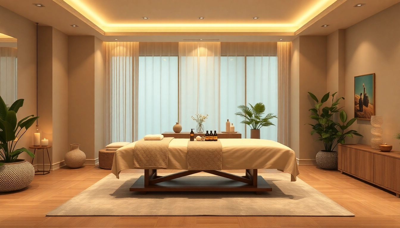 부드러운 조명과 우아한 장식이 있는 고급스럽고 차분한 치료실에서 궁극의 송도마사지를 경험하세요.