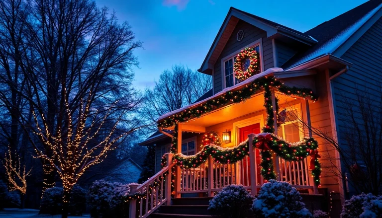 Transform your spaces with festive holiday lighting showcasing colorful designs and dazzling effects.