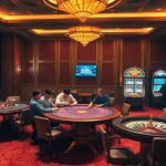 Engaged players at a luxury casino table showcasing https://gg88.gold/ with immersive gaming atmosphere.