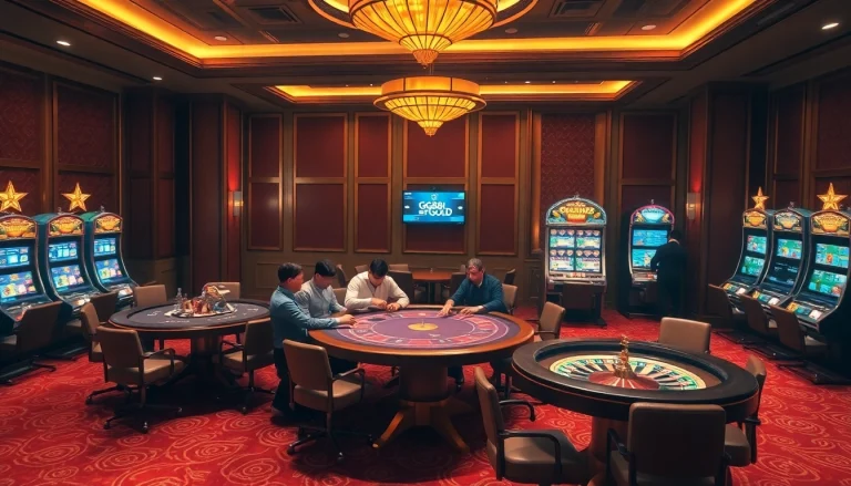 Engaged players at a luxury casino table showcasing https://gg88.gold/ with immersive gaming atmosphere.