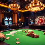 Vivez l'excitation du casino en ligne fiable avec un cadre de poker luxueux et des machines à sous vibrantes.