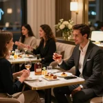 Experience luxury at 강남쩜오, featuring elegant interior and premium service in a high-end room salon.