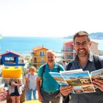 View of vibrant Alanya Turkey homes for sale, featuring colorful villas and apartments.