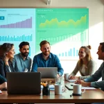 Collaboration at an SEO Agency Clearwater office, showcasing a diverse team strategizing.