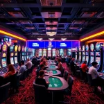 Engaging scene of Non Uk Casino 2025 with vibrant gaming action and lively atmosphere.