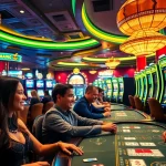 Explore exciting games at a Non gamstop casino Uk, highlighting vibrant players and thrilling atmospheres.